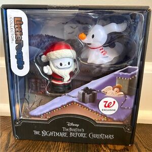 Disney Nightmare Before Christmas Little People Collector Set Jack & Zero NEW